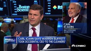 Carl Icahn Warren Buffett took Occidental CEO to the cleaners