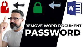 Remove password from any Microsoft Word document + Office 365 Very simple