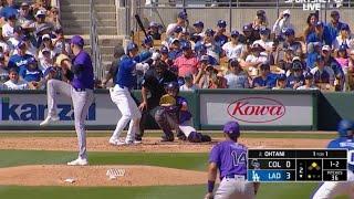 Dodgers vs Rockies Highlights  MOOKIE OHTANI AND FREEMAN GIVE US A PREVIEW  March 3 2024