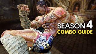 TEKKEN 7  Fahkumram Combo Guide Season 4