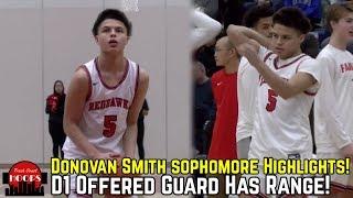 Donovan Smith Sophomore Highlights D1 Offered Guard With Range