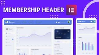 How To Create A Membership Header Using Elementor Pro For Logged In Users
