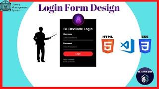 HTML Tutorials & Projects 03 - How to Create a Login Form Using HTML & CSS  Sign In  Source Code