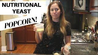 Nutritional Yeast Popcorn - How to Make Nutritional Yeast Popcorn