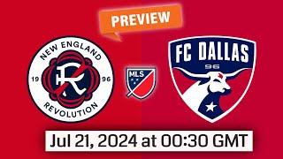 Major League Soccer  New England Revolution vs. Dallas - prediction team news lineups  Preview