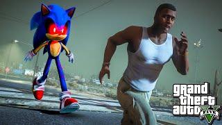 SONIC.EXE ОХОТИТСЯ НА МЕНЯ В ГТА 5 МОДЫ ОПАСНЫЙ МОНСТР СОНИК SCP ОБЗОР МОДА GTA 5 ГТА MODS МОД