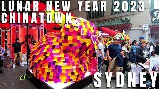 Lunar New Year 2023 in Chinatown Sydney  Chinese New Year Celebration Night Market  Australia