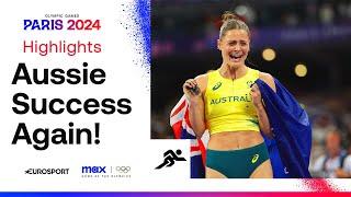 Australias Nina Kennedy wins GOLD in the Womens Pole Vault   #Paris2024 #Olympics