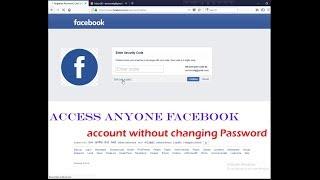 How to access anyone Facebook account without password  Access anyone Facebook ID without Hacking