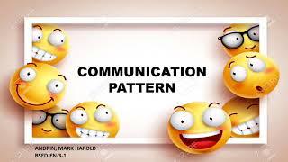 What is Communication Pattern