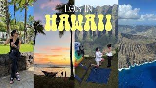 Hawaii Travel Vlog  first time exploring Oahu things to do best places to eat & I got engaged