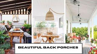 Beautiful Back Porches To Relax In All Year  Home Decor & Home Design  And Then There Was Style