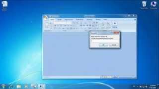 Remove Password from Word Document 200720102013