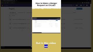 Merge Change in Gitlab #programming #coding #gitlab