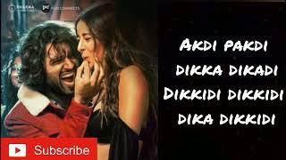 Akdi Pakdi Song with lyrics  Liger  Vijay Deverakonda Ananya Pandey