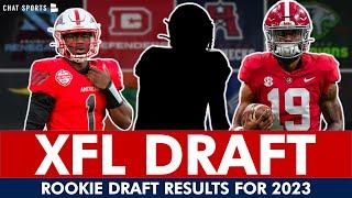 XFL Draft Results 2023 All Rookies Picked In The 10 Round Draft