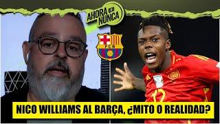 Moisés EXPLICA por qué es COMPLICADO el FICHAJE de Nico Williams en Barcelona  Ahora o Nunca