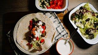 Hähnchen Gyros Wraps - Rezept und Anleitung - Natürlich Lecker