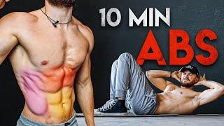 10 MIN ABS WORKOUT  No Equipment Challenge