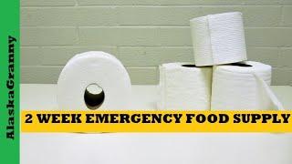 2 Week Emergency Food Supply Stockpile Prepper Pantry Foods to Buy Stockpile Now