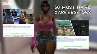 FULL & PART TIME CUSTOM JOBS NEW MOD  The Sims 4  2024 