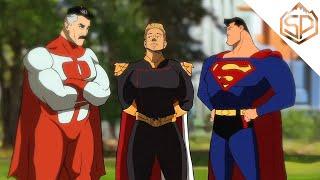 Супермен Омни-мен и Хоумлендер выясняют отношения
