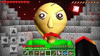 I FOUND BALDIS BASICS in MINECRAFT *EXTREMELY CREEPY*