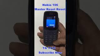 Nokia 106 Master Reset  Nokia TA1114 Factory Reset  Nokia 106 TA 1114 Hard Reset Unlock