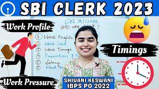 Everything about SBI JAClerk 2023 • Work Profile Salary etc. by Shivani keswani