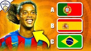 GUESS THE COUNTRY OF THE FOOTBALL PLAYER - LEGEND EDITION  FOOTBALL QUIZ 2024