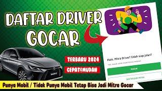 CARA DAFTAR GOCAR ONLINE 2024  CARA DAFTAR MITRA GOJEK 2024