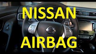 How to remove airbag on Nissan Rogue Altima XTrail 2013 2014 2015 2016 2017 2018