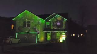 St Patricks day projection mapping.