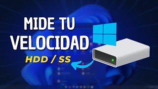 Cómo Medir la Velocidad de tu Disco Duro HDD SSD M.2 Sin Programas  2024