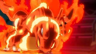 ASH VS LEON FINAL BATTLE Charizard vs Pikachu Pokemon Journeys Episode 132 AMV