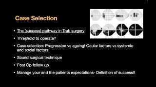 Taming the monster - Surgical tips in Trabeculectomy - Dr Muneer Otri