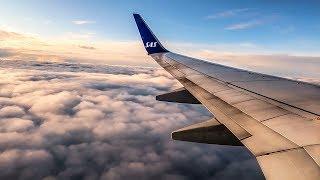 SAS Boeing 737-700 GOLDEN HOUR TAKEOFF from Stockholm Arlanda Airport ARN