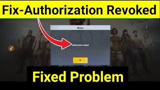 How to fix authorization revoked in pubg mobile lite  PUBG MOBILE LITE Problem fix  Solutions