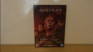 A Quiet Place Part 2 UK DVD Unboxing