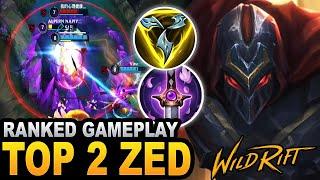 WILD RIFT RANK 2 ZED RANKED GAMEPLAY