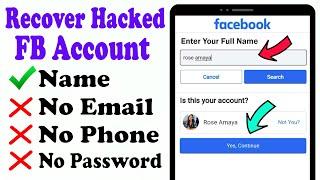 Hack Facebook Account Recovery whitout number & email otp 2024  facebook recovery 2024  Hack FB ID