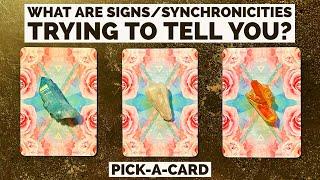 🪶⌚️What Are The Signs & Synchronicities From Your Guides Trying To Tell You?Pick-A-Card