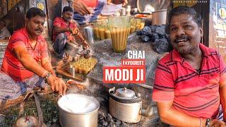 PRIME MINISTER Of INDIA 2 Bar Chai Piye Hain  Varanasi ke Famous Papu Chai Wala  Street Food India