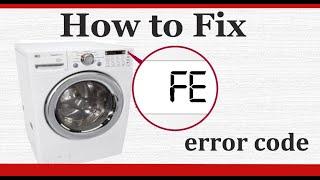 How to fix LG washer FE  code. Washer not draining. model  wm2487hwma.