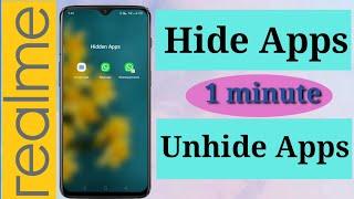 How To Hide & Unhide Apps In All Realme Device