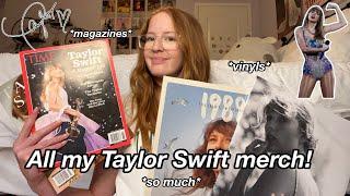 MY WHOLE TAYLOR SWIFT MERCH COLLECTION *yes i am back*