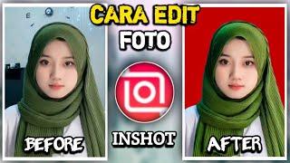 Cara Edit Foto Background Merah InShot