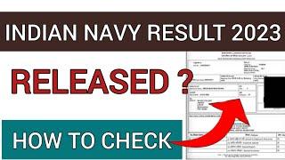 Indian Navy Result Date 2023  How To Check Indian Navy Agniveer Result 2023