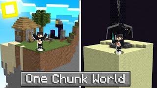 One Chunk World  ماين كرافت ولكن على شنك واحد فقطتنين في شنك؟