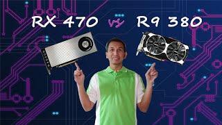RX 470 vs R9 380 Video Card benchmarks